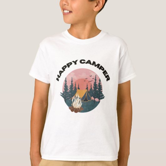 HAPPY CAMPER T-SHIRT (Voorkant)