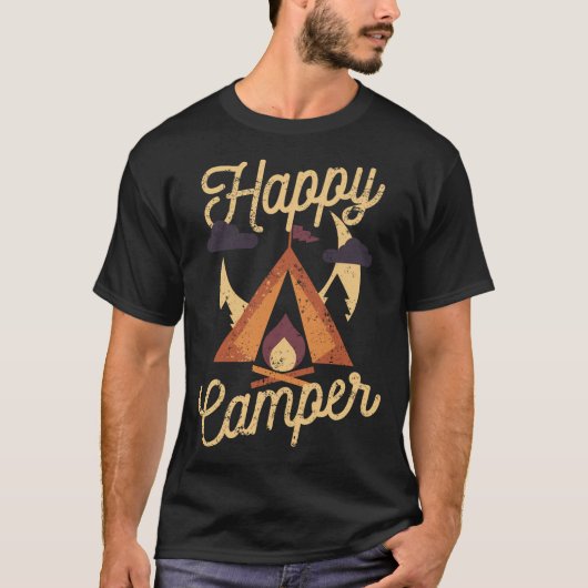 Happy Camper T-shirt (Voorkant)