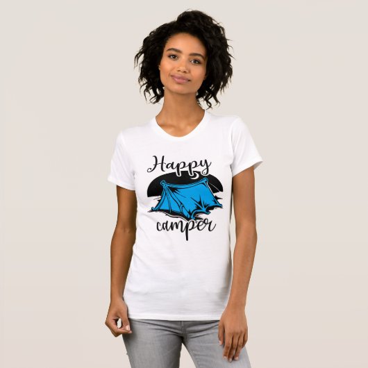 Happy Camper T-shirt (Voorkant volledig)