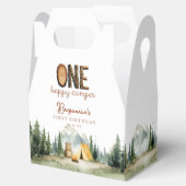 Happy Camper Teddy Bear 1st Birthday Bedankdoosjes (Geopend)