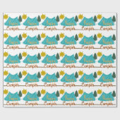 Happy Camper Tent Outdoor Cadeaupapier (Vlak)