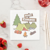 Happy Camper Tent Papier Servet (Insitu)