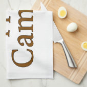 Happy Camper Theedoek (Quarter Fold)