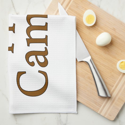 Happy Camper Theedoek (Quarter Fold)