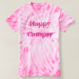 Happy Camper tie dye t-shirt