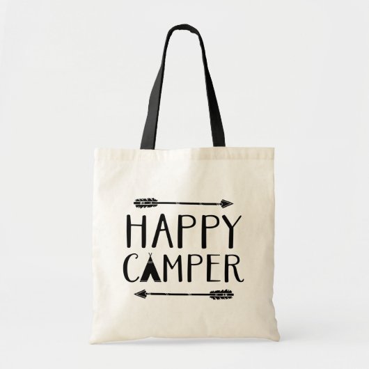 Happy Camper Tote Bag (Voorkant)