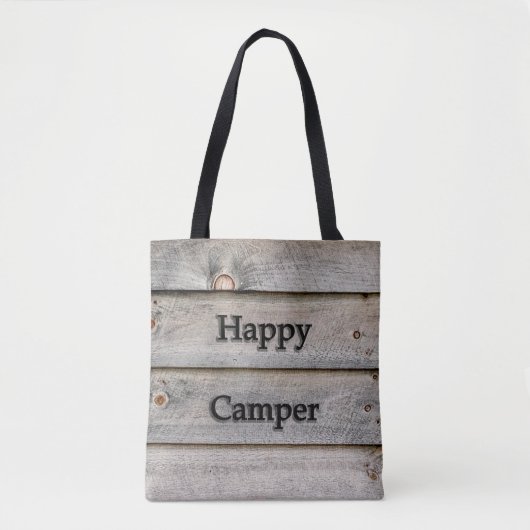 Happy Camper Tote Bag (Voorkant)