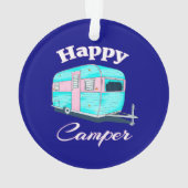 Happy Camper Trailer Camping Ornament (achterkant)