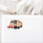 Happy Camper trailer Etiket (Insitu)