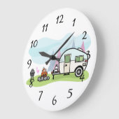 Happy Camper Trailer Grote Klok (Hoek)