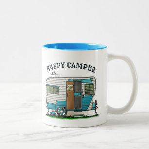 Happy Camper trailer Tweekleurige Koffiemok