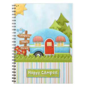 Happy Camper Travel-laptop Notitieboek