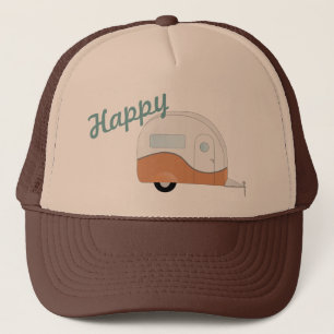 Happy Camper Trucker Hat Trucker Pet