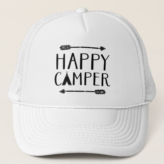 Happy Camper Trucker Pet (Voorkant)