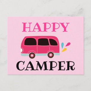 Happy Camper Van Briefkaart