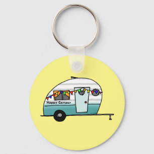 Happy Camper van Sleutelhanger