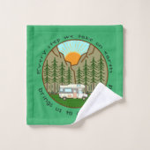 Happy camper - Vanlife-afbeelding #6 Bad Handdoek (Wasdoekje)