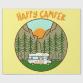 Happy camper - Vanlife-afbeelding #7 Cadeaupapier (Vlak)