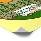 Happy camper - Vanlife-afbeelding #7 Poster (Hoek)