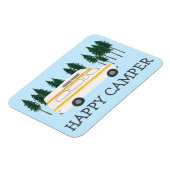 HAPPY CAMPER Vanlife RVing Motorhome Trees Magneet (Linkerzijde)