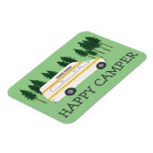 HAPPY CAMPER Vanlife RVing Motorhome Trees Magneet (Linkerzijde)