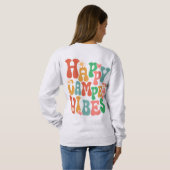 Happy Camper Vibes Sweatshirt (Achterkant volledig)