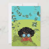 Happy Camper Virtual Birthday Invitation Kaart (Achterkant)