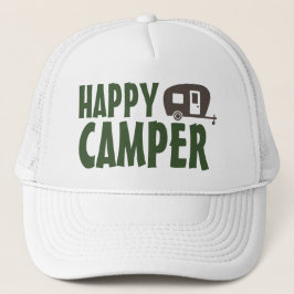 Happy Camper voor Camping en Rving Trucker Pet