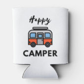 Happy Camper voor wie van kamperen houdt Blikjeskoeler (Achterkant)