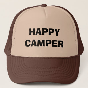 HAPPY CAMPER-vrachtwagenhoed voor kamperen en RVin Trucker Pet