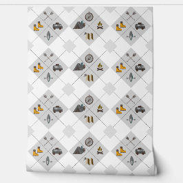 Happy Camper Wallpaper Behang