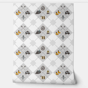 Happy Camper Wallpaper Behang