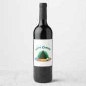 Happy Camper Wijn Etiket (Voorkant)