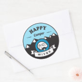 Happy Camper Wives - 3inch Sticker (Envelop)