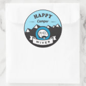Happy Camper Wives - 3inch Sticker (Tas)