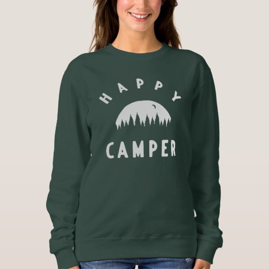 Happy Camper Women's Sweatshirt (Voorkant)