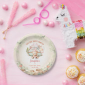 Happy Camper Zomer 1e Verjaardag Meisje Papieren Bordje (Feest)