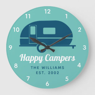 Happy Campers Blauwgroen marinecamping Grote Klok