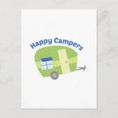Happy Campers Briefkaart (Voorkant)