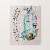 Happy Campers | Camping familienaam Legpuzzel (Verticaal)