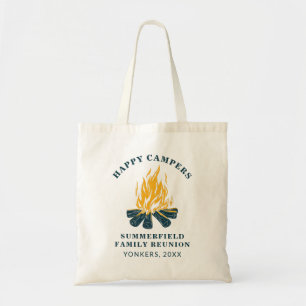 Happy Campers Camping Family Vacking Trip Tote Bag