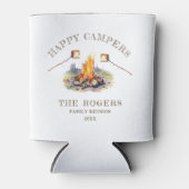 Happy Campers Camping Vacking Family Trip Custom Blikjeskoeler (Voorkant)