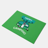 Happy Campers | Caravaner | Camper Sierkussen Deurmat (Schuin)