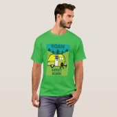Happy Campers | Caravaner | Camper Sierkussen Mu T-shirt (Voorkant volledig)