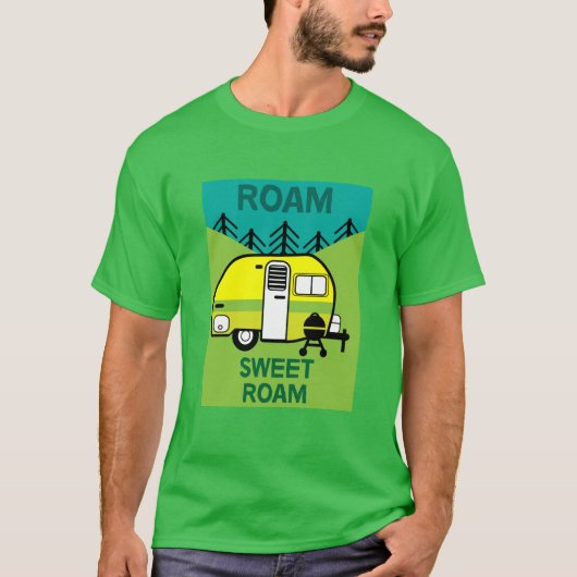 Happy Campers | Caravaner | Camper Sierkussen Mu T-shirt (Voorkant)