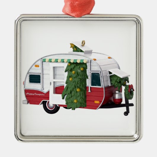 "HAPPY CAMPER'S* CHRISTMAS ORNAMENT (Voorkant)