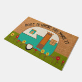 Happy Campers Doormat, Camping Lover Gift Deurmat (Schuin)