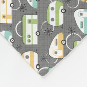 Happy Campers Fleece Deken (Hoek)