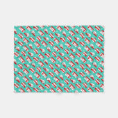 Happy Campers Fleece Deken (Voorkant (Horizontaal))