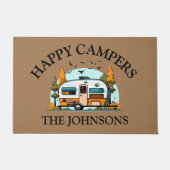 Happy Campers Gepersonaliseerde Deurmat (Voorkant)